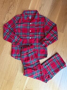 GAP Holiday Plaid Flannel Pajamas